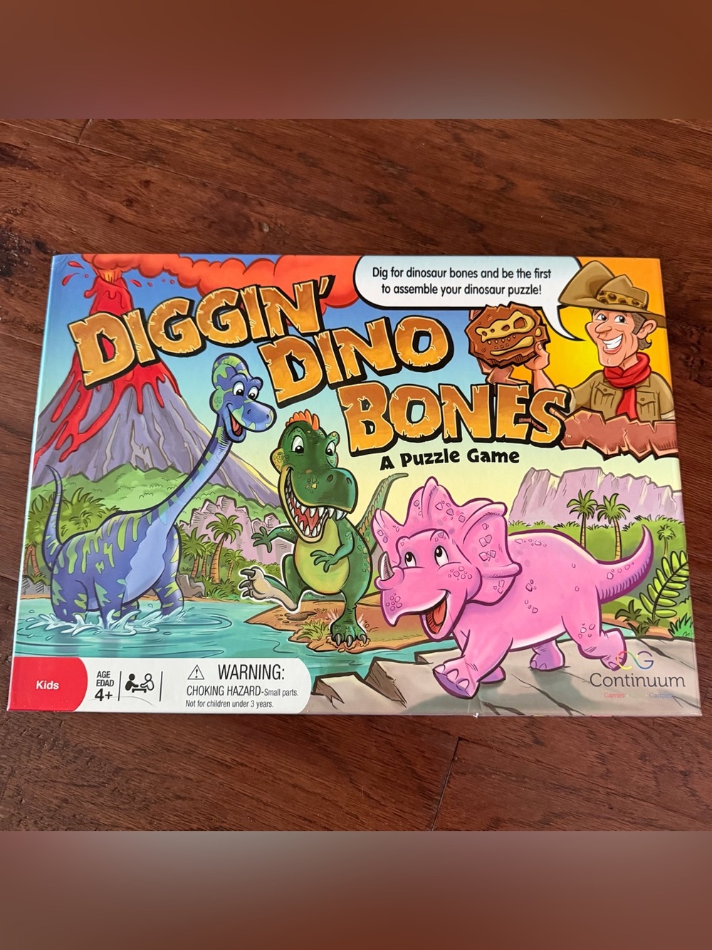 Diggin' Dino Bones Puzzle Game - Colorful Dinosaur Adventure Game